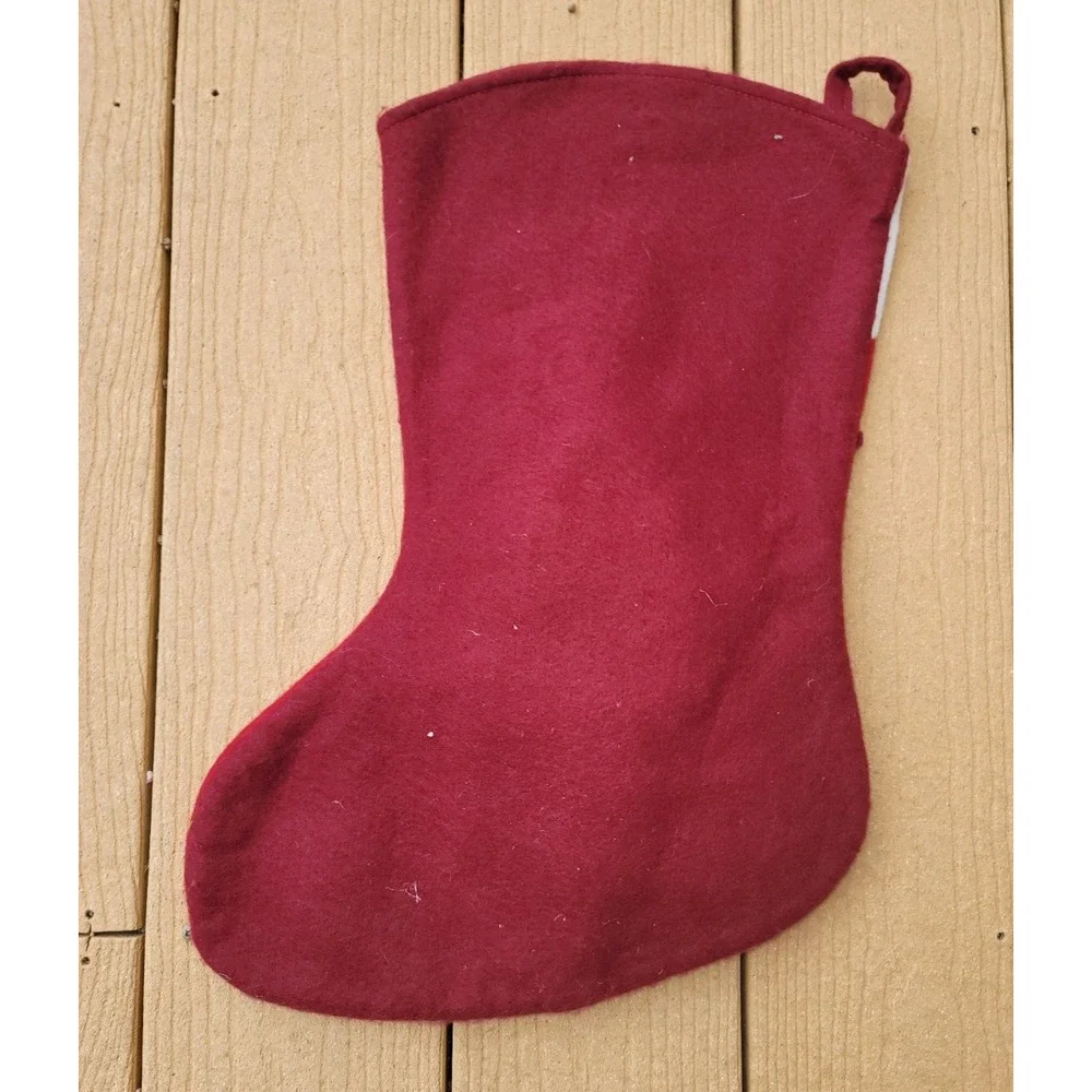 Handmade 3D Snowman Christmas Stocking 20